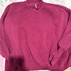 Free People Easy Street Tunic (plum color)